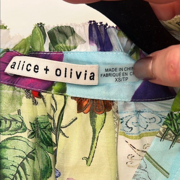 Alice + Olivia Multicolor Floral Blouse - Picture 4 of 5